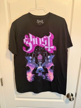 Ghost Band Black T-Shirt with Pink Graphic Only From Limited Edition Album - L